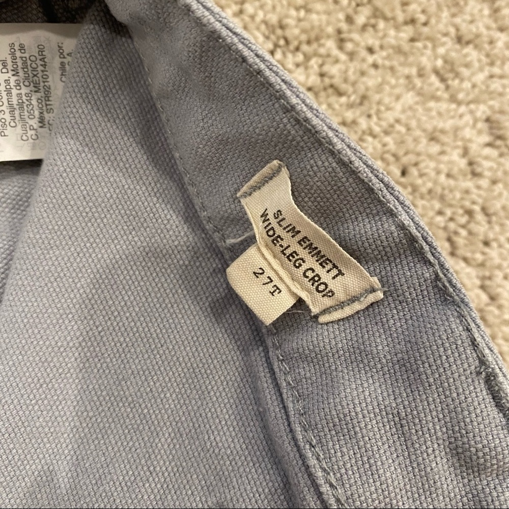 Madewell Slim Emmet Wide Leg Crop